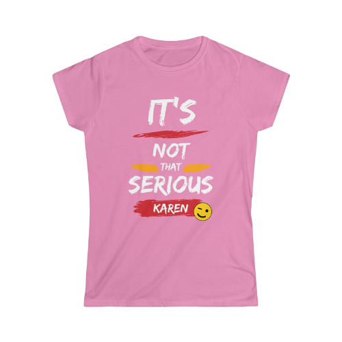 Women's Softstyle Tee - No Drama Just Sarcasm