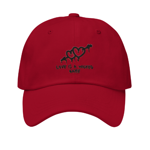 Dad Hat - (Black) Love Is A Wicked Game