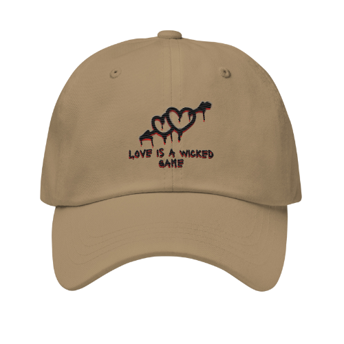 Dad Hat - (Black) Love Is A Wicked Game