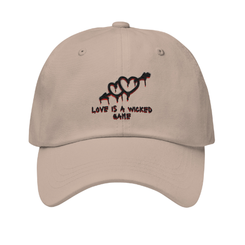 Dad Hat - (Black) Love Is A Wicked Game