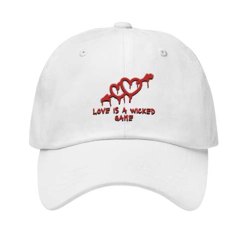 Dad Hat - (Red) Love Is A Wicked Game