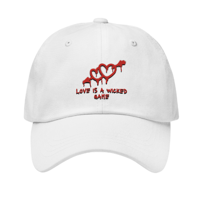 Dad Hat - (Red) Love Is A Wicked Game