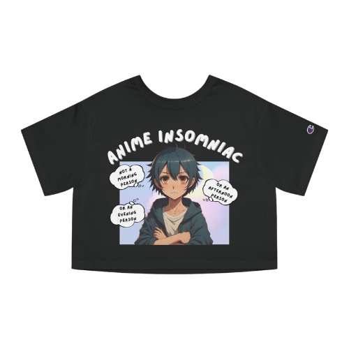 Women's Cropped T-Shirt -  Anime Insomniac