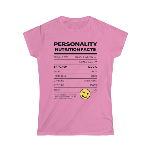 Women's Softstyle Tee - Personality Profile