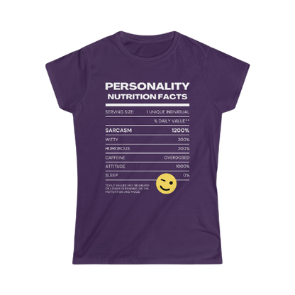 Women's Softstyle Tee - Personality Profile