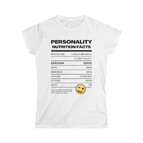 Women's Softstyle Tee - Personality Profile