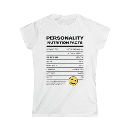 Women's Softstyle Tee - Personality Profile