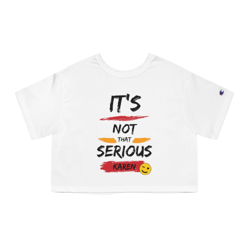 Women's Cropped T-Shirt - No Drama Just Sarcasm