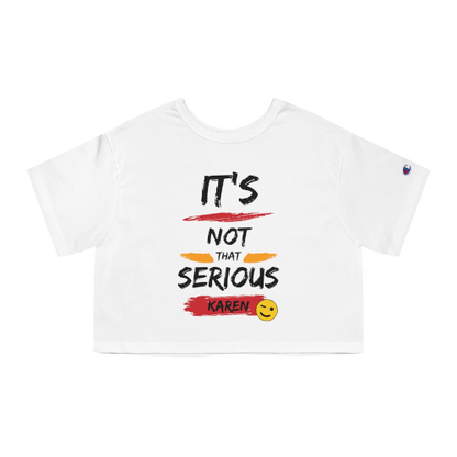 Women's Cropped T-Shirt - No Drama Just Sarcasm