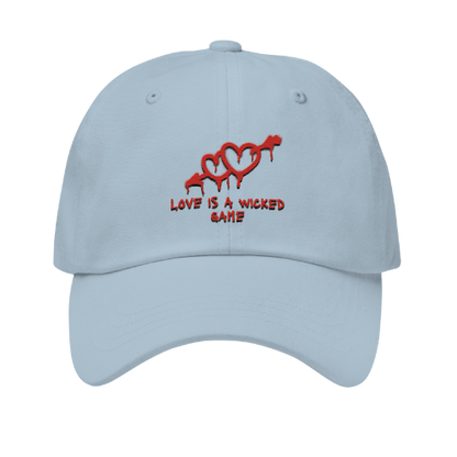 Dad Hat - (Red) Love Is A Wicked Game