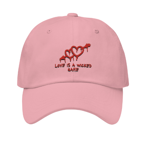 Dad Hat - (Red) Love Is A Wicked Game