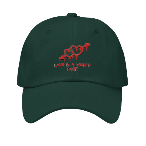 Dad Hat - (Red) Love Is A Wicked Game