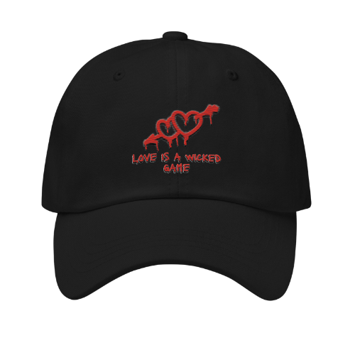 Dad Hat - (Red) Love Is A Wicked Game